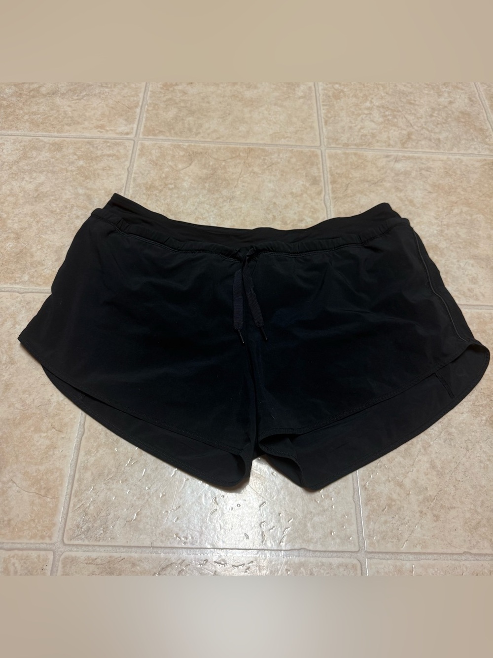 Lululemon Women's Black Active Drawstring Shorts Size 10